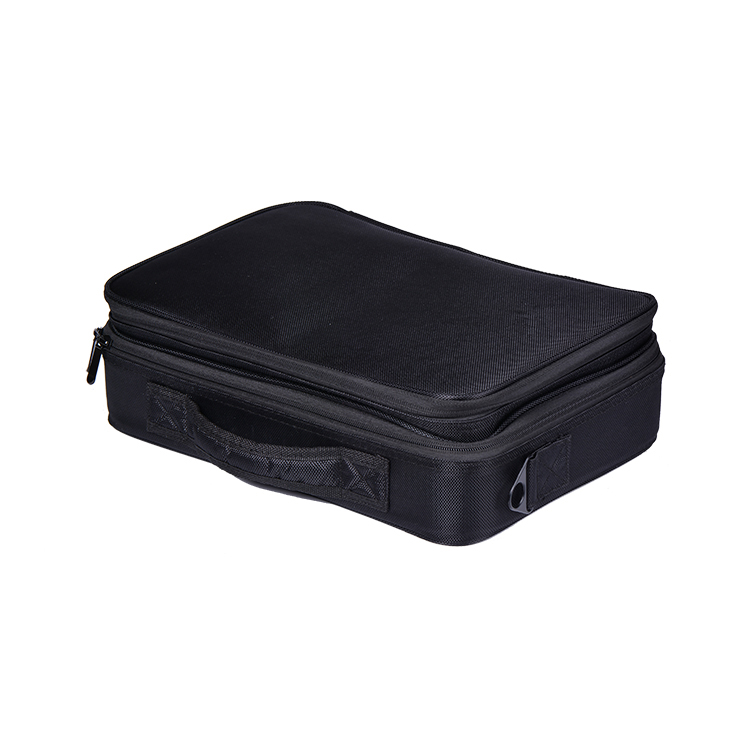 Made In Guangdong Portable Barber's Tool Bag, Professional Grooming Tool Case, Cosmetic Case With Dividers