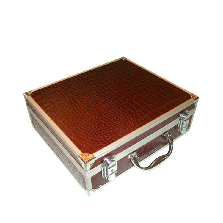 Beauty Hard Vanity Case, Aluminum Jewelry Box, Beauty Ring Case With Light With Mirror