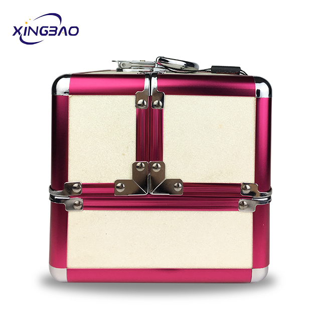 Fashion portable portable multi-function shiny makeup box