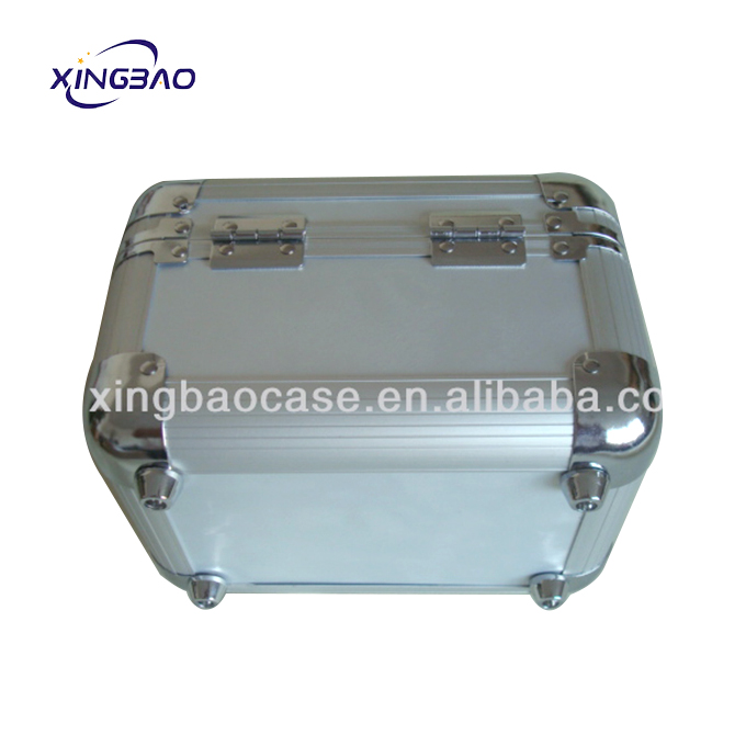White cosmetic case distributor,ABS portable makeup vanity case,makeup case with mirror