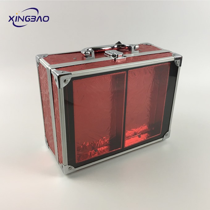 Products Factory custom high class cube thick clear acrylic display storage box makeup case