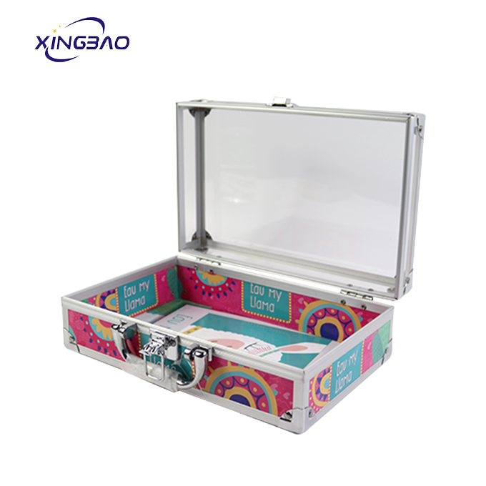 makeup case aluminum makeup kit boxs with  makeup kits for professionals box Acrylic