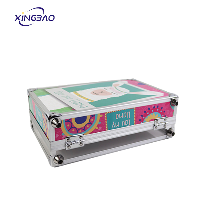 makeup case aluminum makeup kit boxs with  makeup kits for professionals box Acrylic