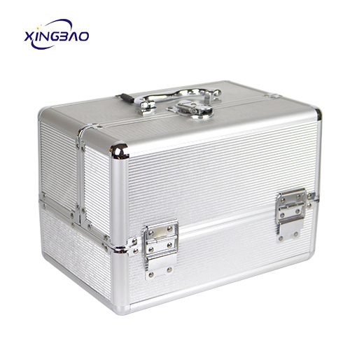 professional storage box  train case beauty  nail case  jewelry box cosmetic makeup aluminum case